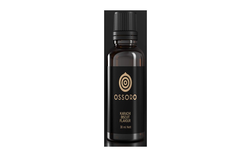 Ossoro Karachi Biscuit Flavour    Glass Bottle  30 millilitre